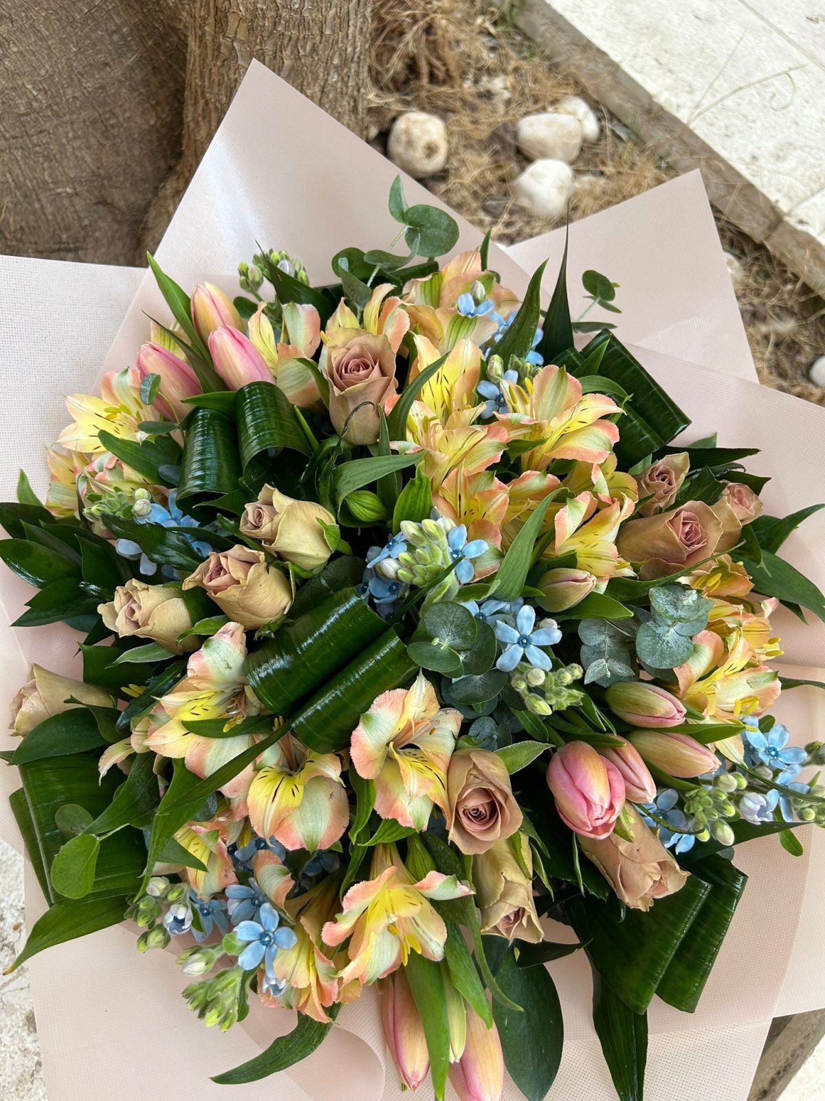 זר קבוצות מודרני פסטלי 00101