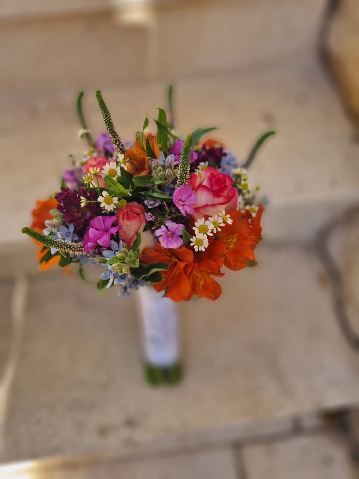 זר כלה צבעוני ושמח